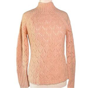 LOFT Soft Pink Turtleneck Sweater